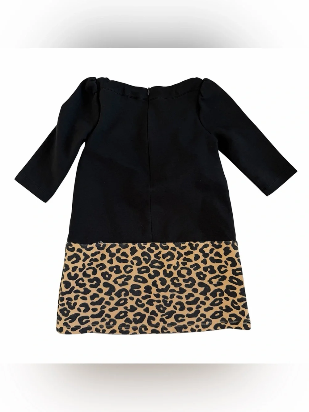Gymboree Right Meow leopard cheetah kitty cat black dress size 6